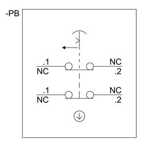Оборудование для командных устройств PLC 3SU1801-0NB00-2AC2 Аварийная остановка
