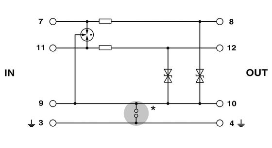 5DC-ST защитник от перенапряжения 2856061 PT 2X1- номинальное напряжение 5 V DC