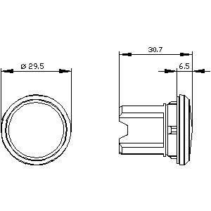 PLC 3SU1900-0FA10-0AA0 SIRIUS ACT Аксессуары Пластиковый черный слепой выщелачивающий розетка