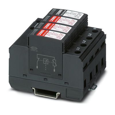 VAL-MS 230 IT/3 1 Защитник от перенапряжения типа 2 2858548 для бытовых приборов 230 Вт переменного тока с четырьмя полюсами