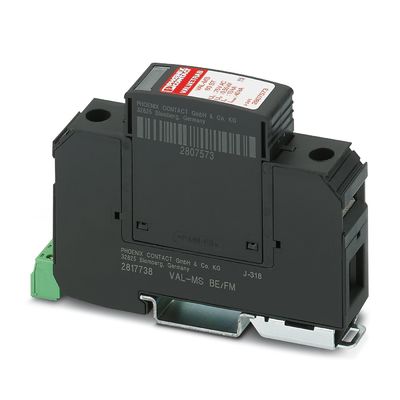 1 Полюс 2868033 VAL-MS 60/FM Phoenix Контактный тип 2 Протектор от перенапряжения Полюс номинальное напряжение