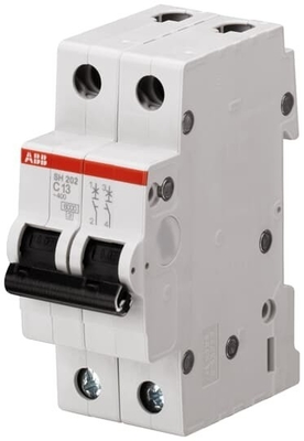 Компактный дизайн MCB SH202-D25 Миниатюрный выключатель 2P D номинальный ток 25A 220V