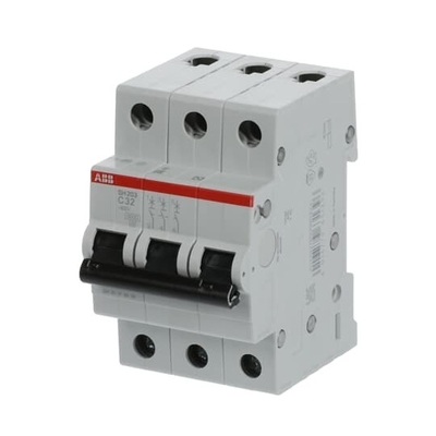 MCB SH203-C32 Миниатюрный выключатель 3P C 32A Номинальное напряжение 220