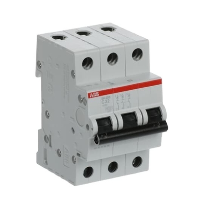 MCB SH203-C32 Миниатюрный выключатель 3P C 32A Номинальное напряжение 220