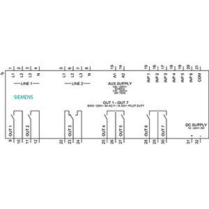 ATC 6300 LCD PLC 3KC9000-8TL40 Устройство управления передачей 144x144 мм для точного управления
