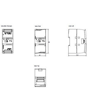 PLC 6ES7231-4HD32-0XB0 SM 1231 AI аналоговый входный модуль с удобным интерфейсом