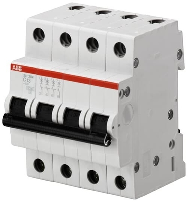 MCB SH204-D3 Миниатюрный выключатель номинального тока 3A 4P D 3A с пропускной способностью