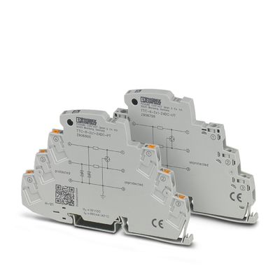 2 полюс 2906807 TTC-6-2XTVSD-12DC-PT Охранитель от перенапряжения для номинального напряжения 12 В постоянного тока