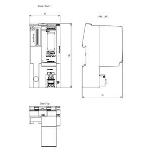 PLC 6ES7155-6AU01-0CN0 ET 200SP IM155-6 PN HF, включая серверный модуль для скоростной работы