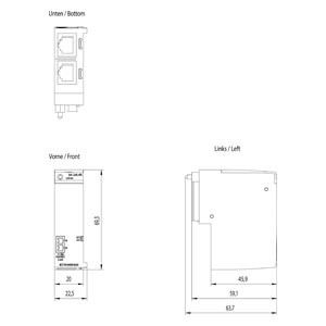 6ES7193-6AR00-0AA0 ET 200SP BusAdapter RJ45 Host Bus Adapter для бесшовной интеграции