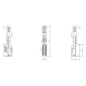 Siemens 6ES7193-6BP00-0BA1 ET 200SP BaseUnit BU15-P16 A0 2B/T Разработан для повышения эффективности