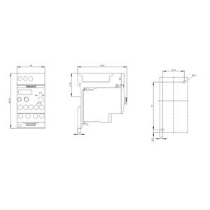Печать PLC 3RU6116-0GB1 Реле перегрузки для защиты двигателя 11...16 A Размер S00 Класс 10