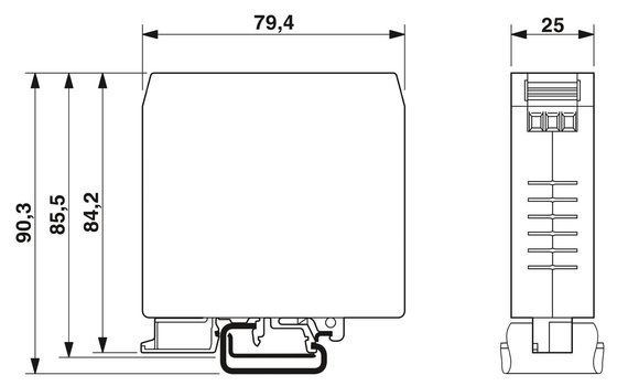 240V AC L-N 50 Hz 60 Hz EMC Фильтр Долговечная производительность для контакта Phoenix NEF 1-3