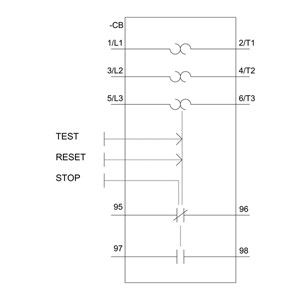 Запечатанный 3RU6126-4DB0 Реле перегрузки 34...40 A Размер S0 Класс 10 для защиты двигателя