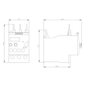 Запечатанный 3RU6126-4DB0 Реле перегрузки 34...40 A Размер S0 Класс 10 для защиты двигателя
