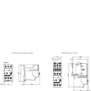 PLC 3RU7126-1EB0 Реле перегрузки 3RU7 размеры S0 Теория Реле напряжения Запечатана защита