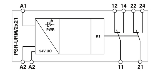 Реле напряжения 2981363 PSR-SCF- 24UC/URM/2X21 Реле с теорией контактной связки Феникса