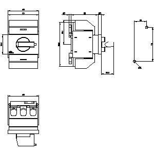 PLC 3KD0233-2KG20-3 Основные устройства отключения переключателя с механизмом прямой работы