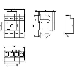 3KD0340-2LG20-3 PLC Основные устройства отключения переключателя для промышленной автоматизации