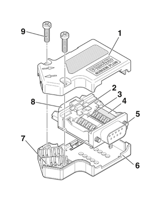 2708999 SUBCON-PLUS-CAN/SC2 Phoenix Contact D-SUB Bus Connector для простой установки