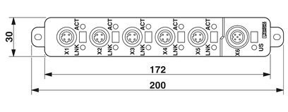 FL SWITCH 1605 M12 Промышленный коммутатор Ethernet для сетей 2700200 от Phoenix Contact