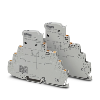 TTC-6-3-HF-M-12DC-PT-I Phoenix Contact Surge Protector 2 Pole 12 V постоянное номинальное напряжение