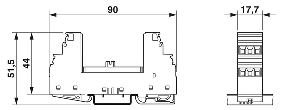 PT 4-EX I -BE Phoenix Contact Surge Protector Номинальное напряжение 24 V DC Номер полюса 1