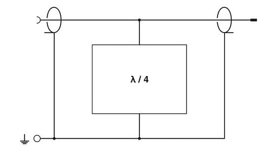 CN-LAMBDA/4-2.25-SB защитник от контактного перенапряжения Phoenix с 3 полюсами и номинальным напряжением