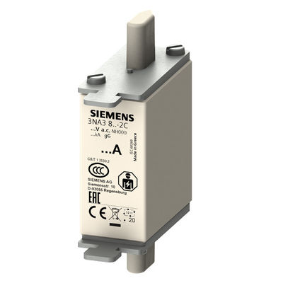 PLC 3NA3820-2C LV HRC Fuse Link GL/GG с неизолированными креплениями и передним индикатором
