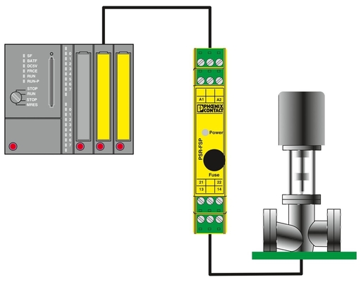Компактный финиковый контактный реллей 2981978 PSR-SCP-24DC/FSP/1X1/1X2 17.5*114.5*99MM
