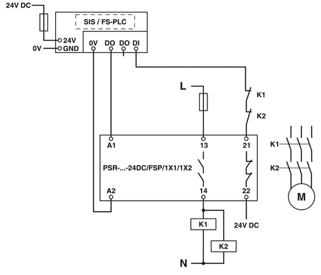 Компактный финиковый контактный реллей 2981978 PSR-SCP-24DC/FSP/1X1/1X2 17.5*114.5*99MM