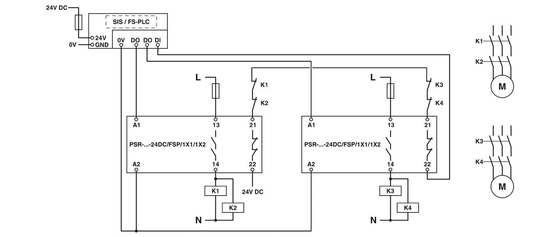 Компактный финиковый контактный реллей 2981978 PSR-SCP-24DC/FSP/1X1/1X2 17.5*114.5*99MM