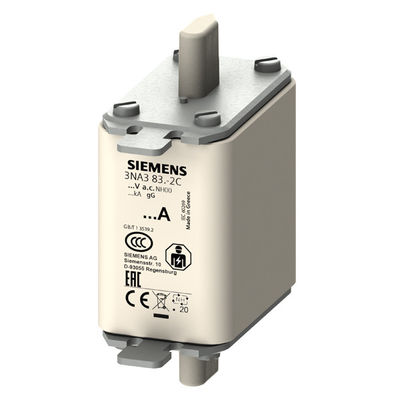 PLC 3NA3836-2C LV HRC Fuse Link GL/GG с неизолированными крепкостными лопатками Размер 00 500V