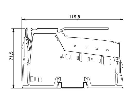 2861331 IB IL 24 PWR IN-PAC Phoenix контактный энергомодуль с уровнем защиты IP20