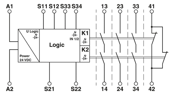Реле связки релета напряжения 1051298 PSR-SCP-24UC/CE2/3X1/1X2/B от Phoenix Contact