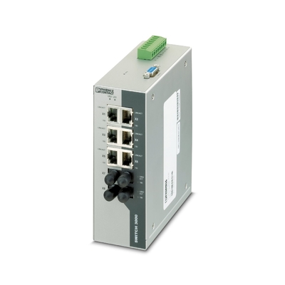 Уровень защиты IP20 Phoenix Contact Industrial Ethernet Switch FL SWITCH 3006T-2FX ST