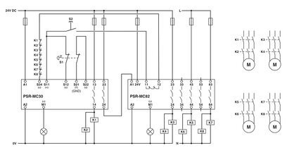 Реле напряжения Phoenix Contact PSR-MC82-5NO-1NC-1DO-24DC-SC для промышленных применений