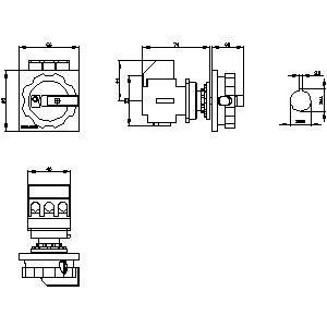 PLC 3LD2154-0TK53 Основные устройства отключения переключателя для систем промышленной автоматизации