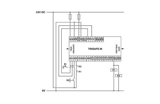 Модуль безопасности контактной связи Phoenix PSR-SPP-24DC/TS/M 67.5*112*114.5mm реле сцепления