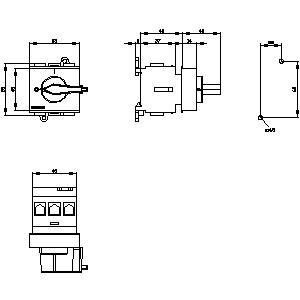 PLC 3LD2230-0TK13 Основные устройства отключения переключателя для распределения промышленной энергии