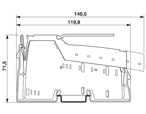 2861250 IB IL 24 DI 16-PAC Phoenix Контактный цифровой модуль с уровнем защиты IP20