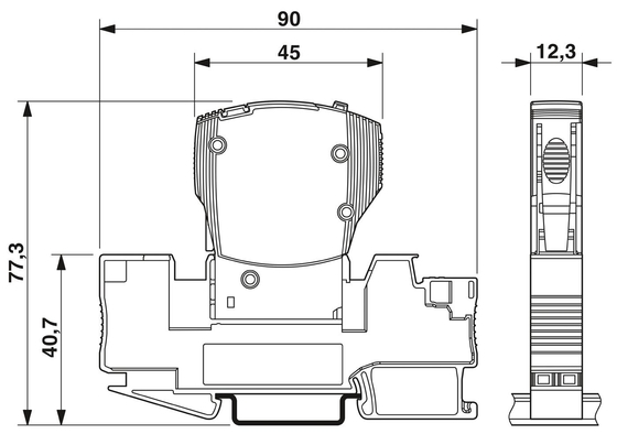 24 V DC 2800904 CB E1 24DC/4A NO P Феникс Контакт электронное оборудование выключатель