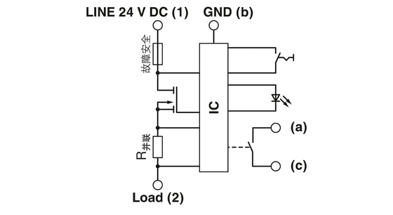24 V DC 2800904 CB E1 24DC/4A NO P Феникс Контакт электронное оборудование выключатель