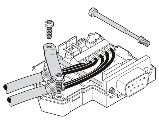 2744694 SUBCON-PLUS-CAN Phoenix Contact D-SUB Bus Connector с высокой совместимостью