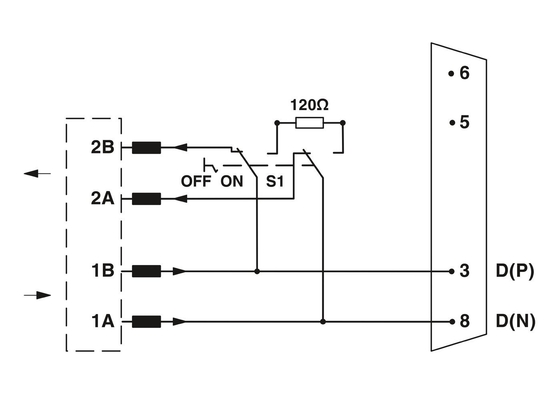 Phoenix Contact SUBCON-PLUS-ARCNET/AX/SC038 D-SUB Bus Connector для промышленных сетей