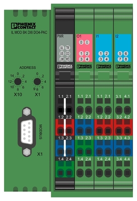 Контактная связка автобуса Phoenix IL MOD BK DI8 DO4-PAC Подходит для требований клиента