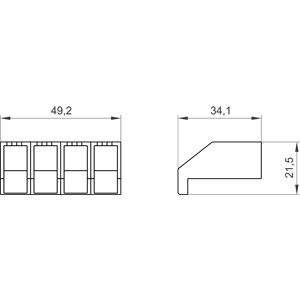 4-полюсный 3LD20 PLC 3LD9201-1A Крышка терминала с универсальными приложениями