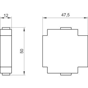 Передняя установка PLC 3LD9250-0BA Нейтральный проводник с ведущей способностью переключения
