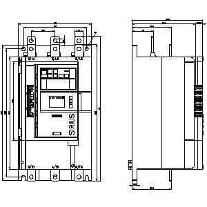 Siemens 3RW5147-1XC14-0S SIRIUS Soft Starter Размер 4 для плавного и безопасного управления двигателем