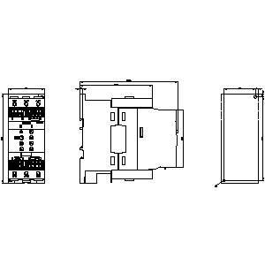 Siemens 55kw 3RW4047-1TB04 3RW40 мягкий стартер с обходом и защитой двигателя